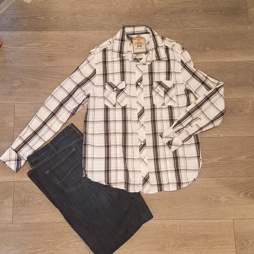 Mens button down shirt